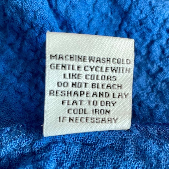 NWT Habitat blue tunic lagenlook top size large. - Picture 9 of 9